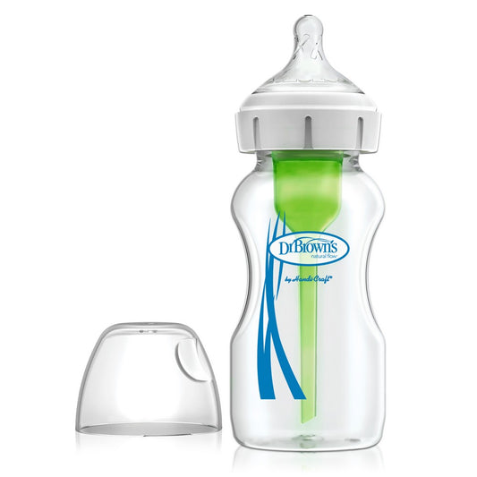 Dr. Brown's Options+ Anti-Colic Bottle w/ Breast-Like Nipple - Glass 9oz