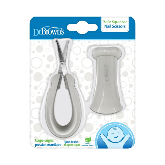 Dr. Brown's Safe-Squeeze-Baby Nail Scissors with Safety Case