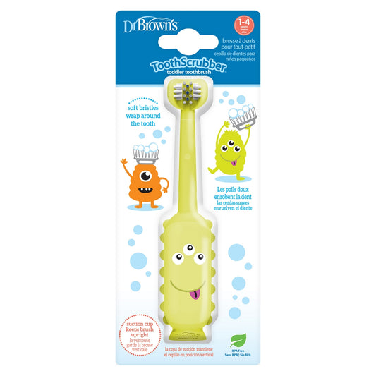 Dr. Brown's ToothScrubber Toothbrush Monster - Green