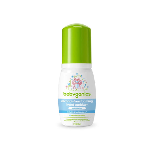 babyganics Alcohol-Free Foaming Hand Sanitizer - Fragrance Free 50ml On-The-Go