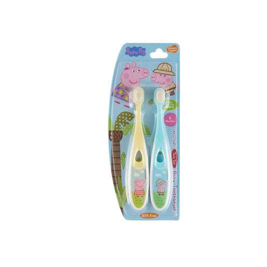 PEPPA PIG Ultra Soft Baby Toothbrush - Twin Set